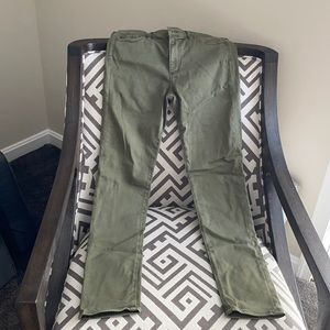 AG military green jeans